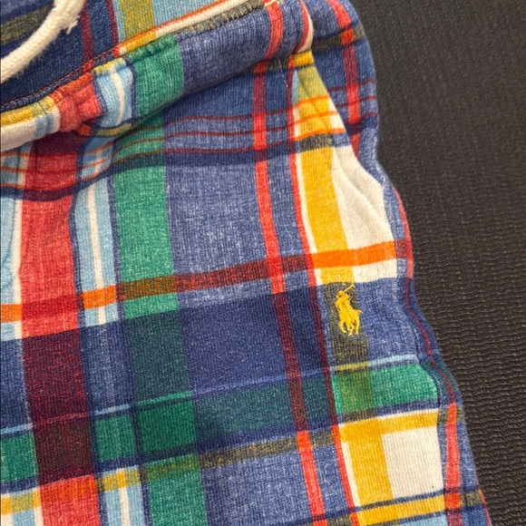 Polo by Ralph Lauren Colorful Plaid Sweatpants Shorts - Picture 2 of 5